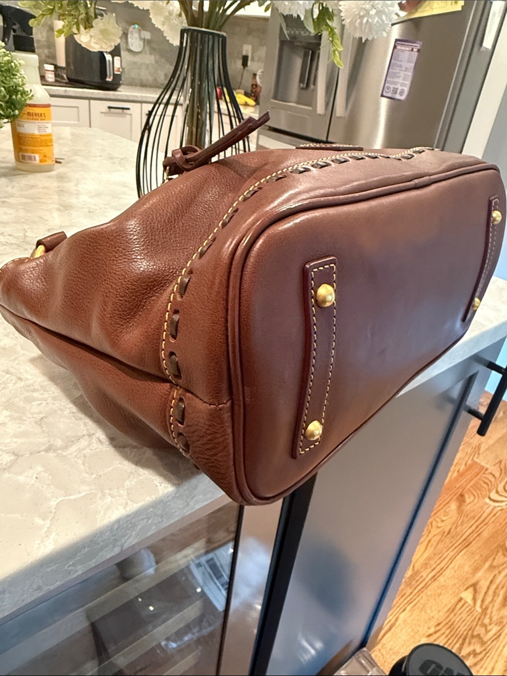 Dooney & Bourke Florentine Flap Satchel - Picture 5 of 7